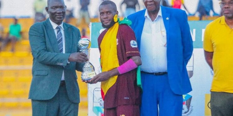 Former Asante Kotoko forward George Mfegue named best player in South Sudan Premier League