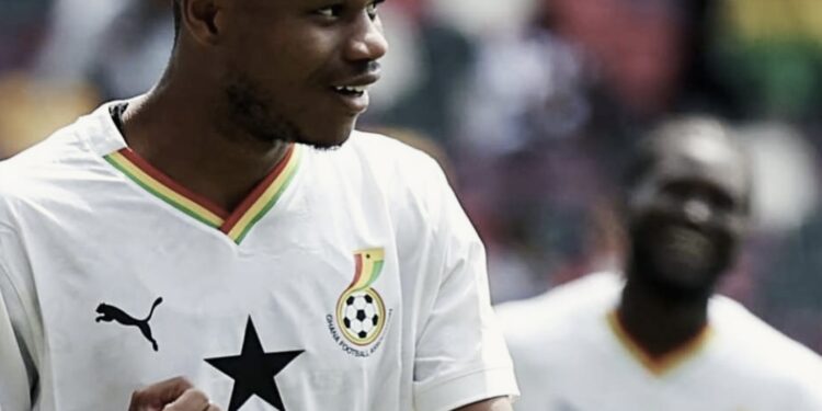 ”Another wonderful experience with the Black Stars” – Lawrence Agyekum celebrates first Black Stars goal after standout performance in Unity Cup