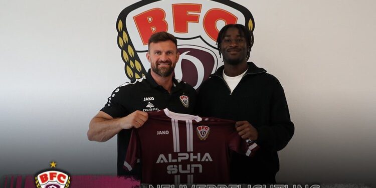 BFC Dynamo confirm signing of Ghanaian defender Larry-Nana Oellers