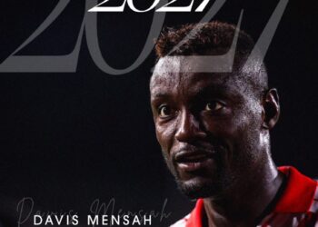 Ghanaian striker Davis Mensah signs new contract with Mantova 1911 until 2027