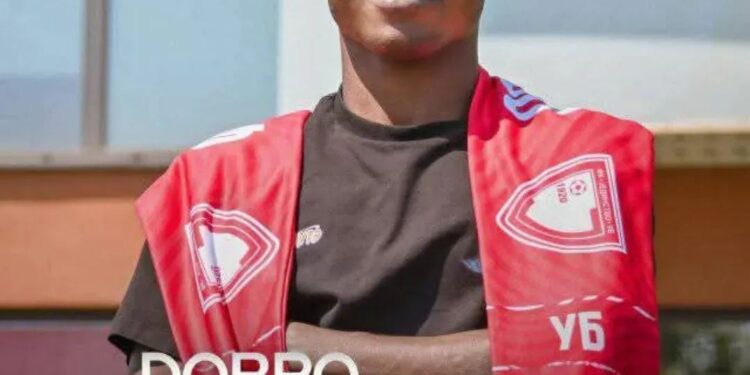 Enock Okain joins FK Jedinstvo from KAC Soccer Academy