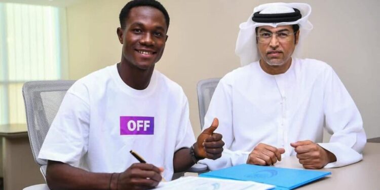 Accra Lions midfield star Jacob Gildas Awoute seals move to UAE side FC Baniyas