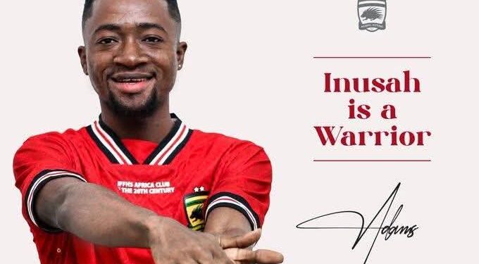 Asante Kotoko secure talented winger Inusah Adams on a three-year deal