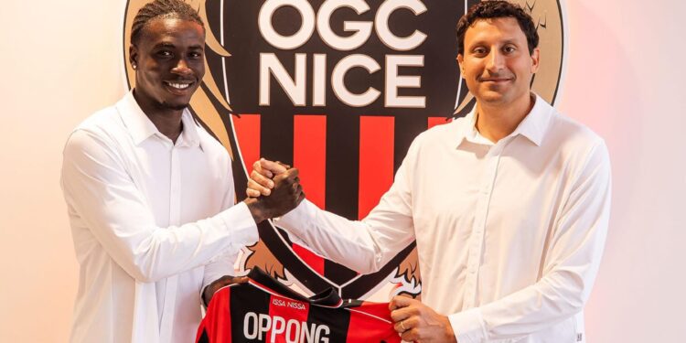 OFFICIAL: Kojo Peprah Oppong signs for OGC Nice