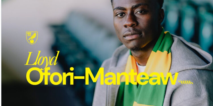 Ofori-Manteaw signs first professional contract with Norwich City