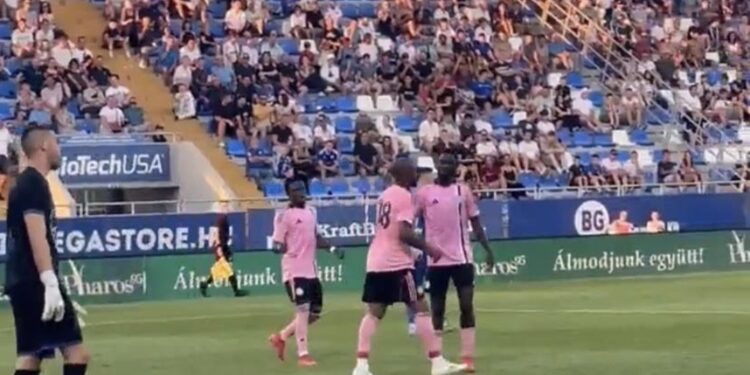 Jordan Ayew scores as Leicester secures victory over Zalaegerszeg in preseason match