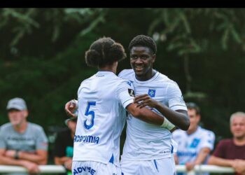 Ibrahim Osman scores first goal for Auxerre