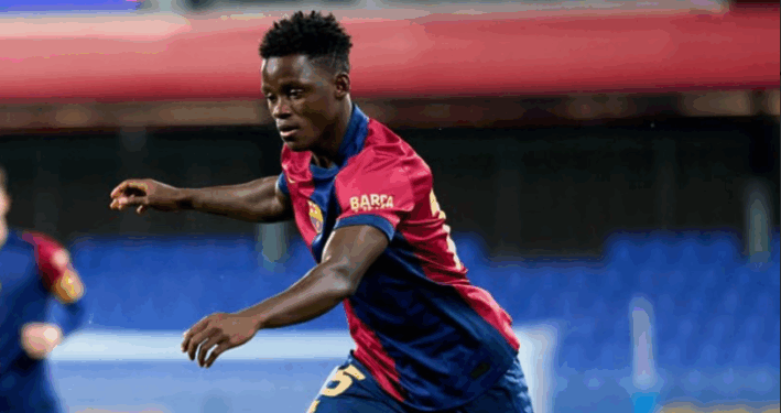 Abdul Aziz Issah signs contract extension with Barcelona B until 2026