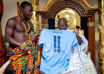 Jeremy Doku promises to visit Ghana every year after 16 years absence