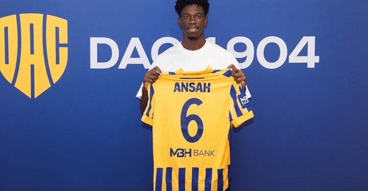 Ghanaian midfielder Clement Ansah joins Slovakian side FC DAC 1904 Dunajská Streda