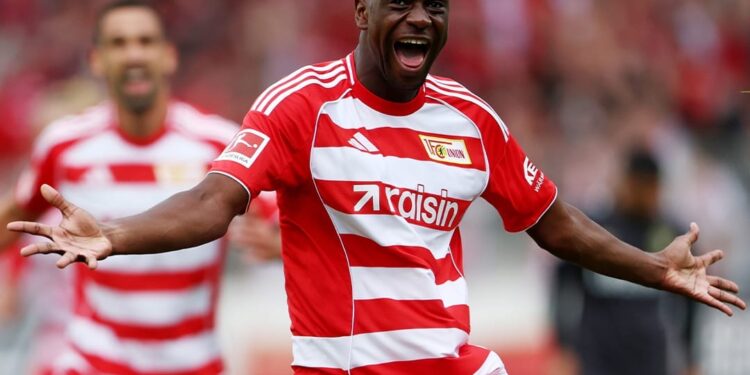 Ilyas Ansah shines with brace on first Bundesliga start for Union Berlin