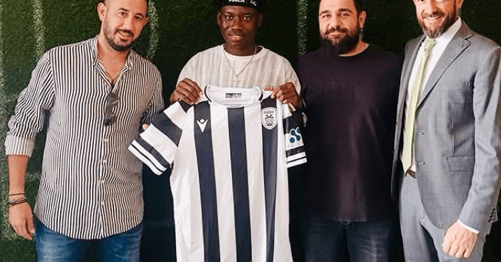 Ghanaian midfielder Prince Afriyie secures loan move to Greek giants PAOK Saloniki