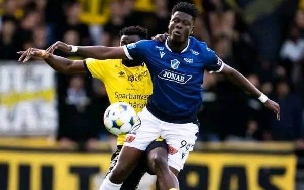 Ghanaian forward Emmanuel Yeboah strikes again as Edge Elfsborg in Swedish Allsvenskan