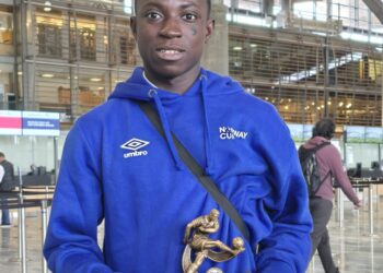 Inter Allies youngster Emmanuel Bruce wins Best Player Award at 2025 Norway Cup