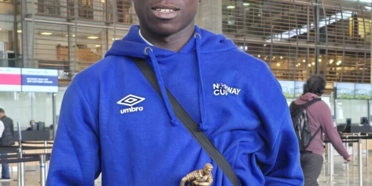 Inter Allies youngster Emmanuel Bruce wins Best Player Award at 2025 Norway Cup