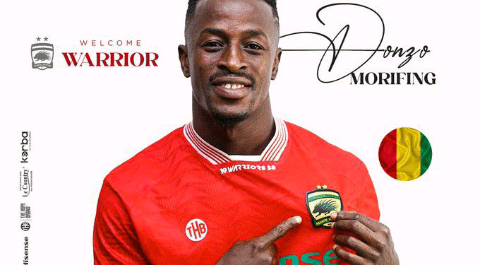 Asante Kotoko secure Guinean forward Morifing Donzo on three-year deal