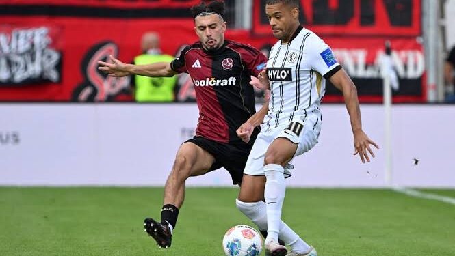 Ghanaian defender Jan Gyamerah scores in Elversberg’s big win over Braunschweig