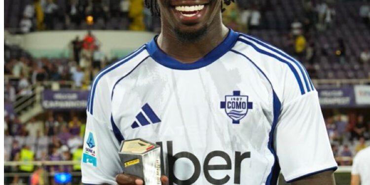 Jayden Addai wins MoTM in Como shocking win over Fiorentina
