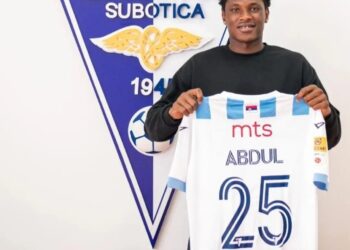 Ghanaian defender Kudu Shama Abdul joins Serbian side FK Spartak Subotica on four-year deal from Benab FC