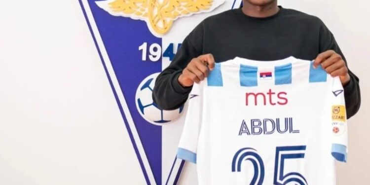 Ghanaian defender Kudu Shama Abdul joins Serbian side FK Spartak Subotica on four-year deal from Benab FC