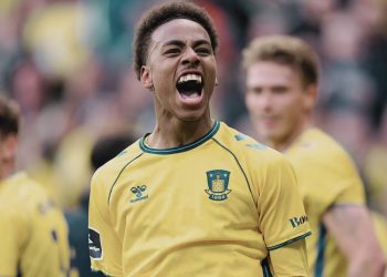 Noah Nartey shines with five goals and two assists in eight starts for Brøndby