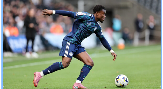 Ghana winger Abdul Fatawu Issahaku scores in Leicester City’s win over Swansea