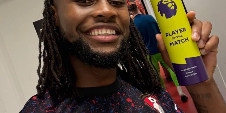 Antoine Semenyo Named Man-of-the-Match after inspiring Bournemouth’s comeback win over Fulham