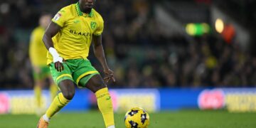 Ghanaian forward Forson Amankwah scores in Norwich City’s 3–1 win over QPR