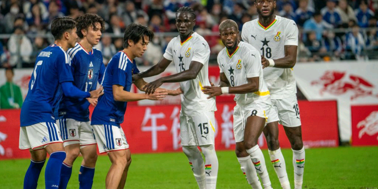 International Friendly: Ghana suffer 2-0 defeat to Japan