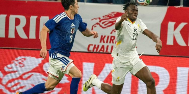 Viktoria Plzeň striker Prince Adu Kwabena makes promising debut for the Black Stars against Japan