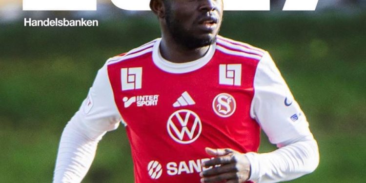 Sadat Abubakari extends stay at Sandvikens with new two-year deal