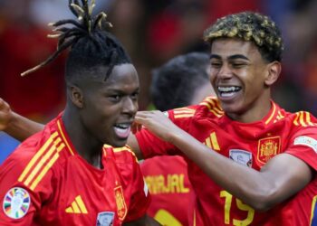 Lamine Yamal and Nico Williams