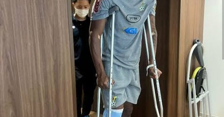 Francis Abu leaves hospital after successful surgery after horrific injury against Japan