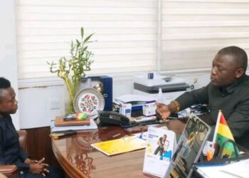 Sports Minister Kofi Adams praises Yaw Dabo for impactful youth development through Dabo Soccer Academy