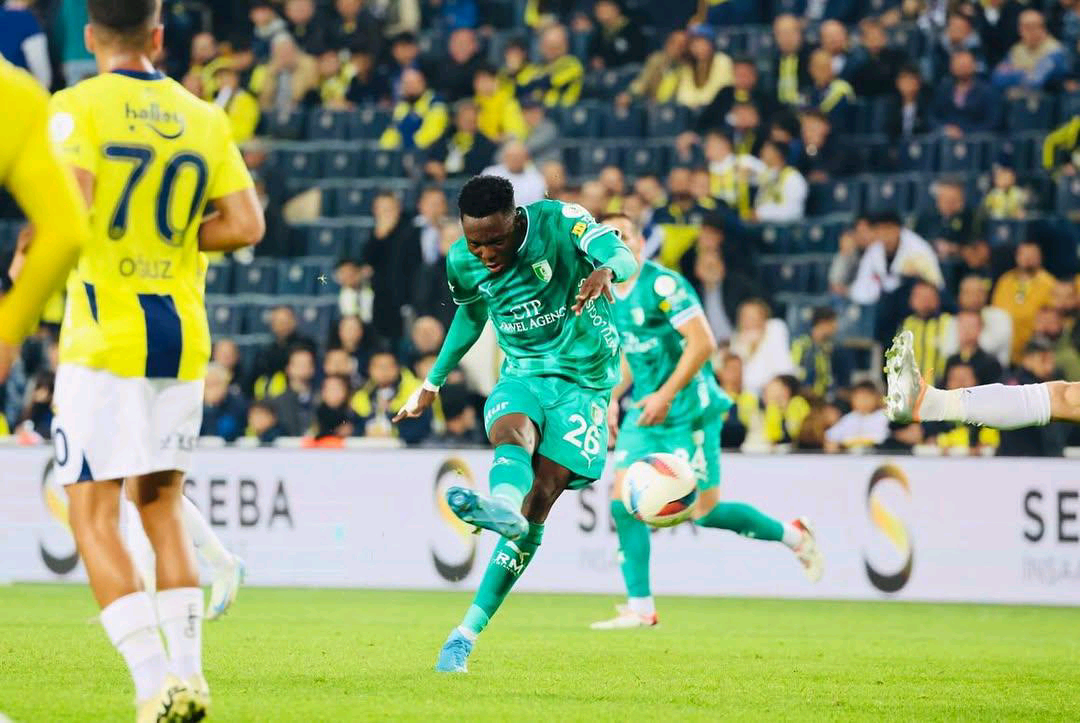 Ghanaian Musah Mohammed scores as Bodrum FK draw 2-2 with Erzurumspor